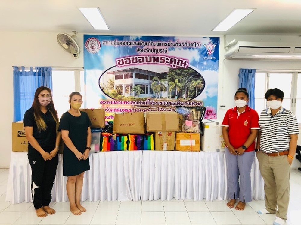 Rabbit Holdings donated clothing and equipment supplies to the Women’s Halfway Home Foundation